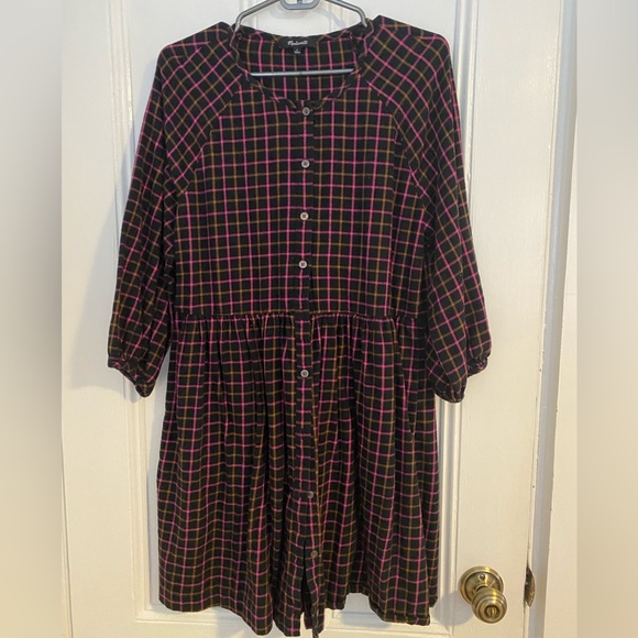 Madewell flannel dress - Picture 3 of 4